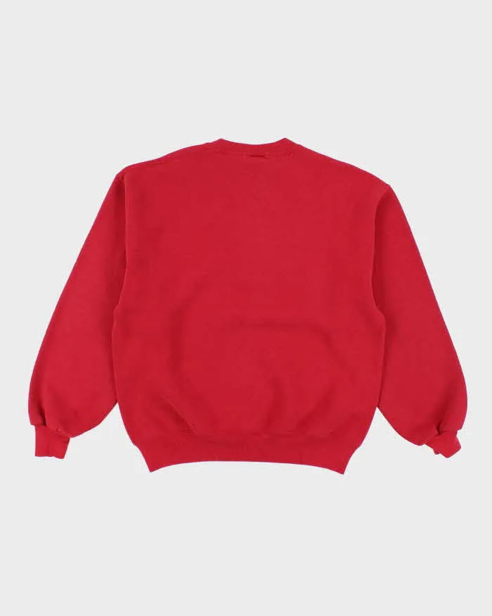 Vintage 90's Russell Athletic Sorority Gingham Print Sweatshirt - L sold by Rokit product image thumbnail 2