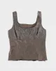 Vintage 90s Shimmery Square Neck Top - M sold by Rokit