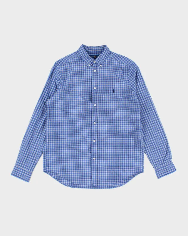 Vintage Ralph Lauren Checked Long Sleeve Shirt - M sold by Rokit