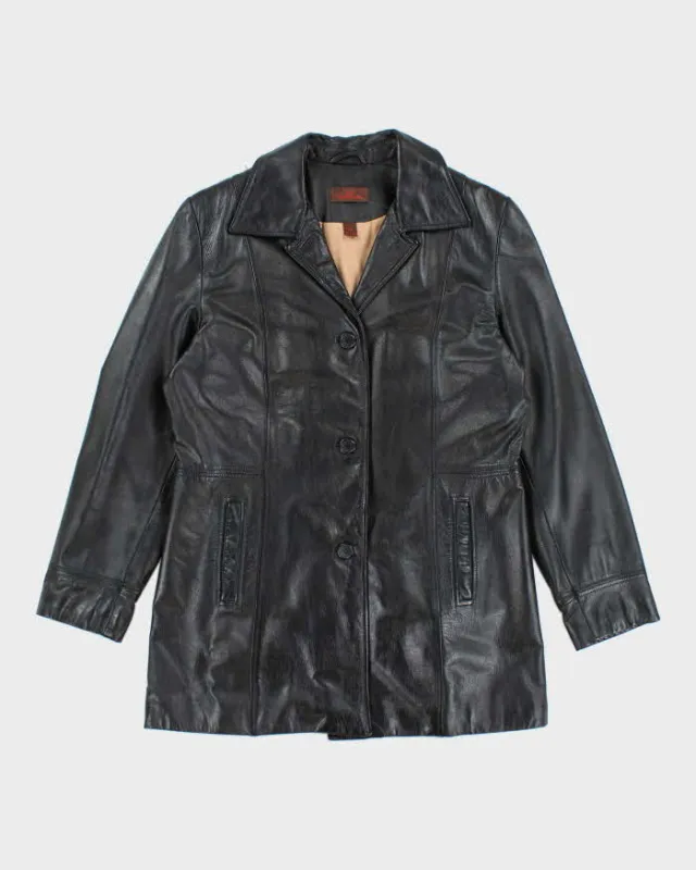 Vintage 90's Women's Danier Leather Blazer Jacket - M sold by Rokit