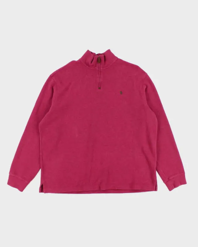 Vintage Ralph Lauren Quarter-Zip Jumper - XXL sold by Rokit