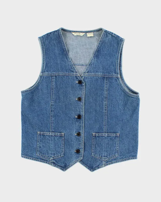 Vintage Eddie Bauer Denim Waistcoat - M sold by Rokit