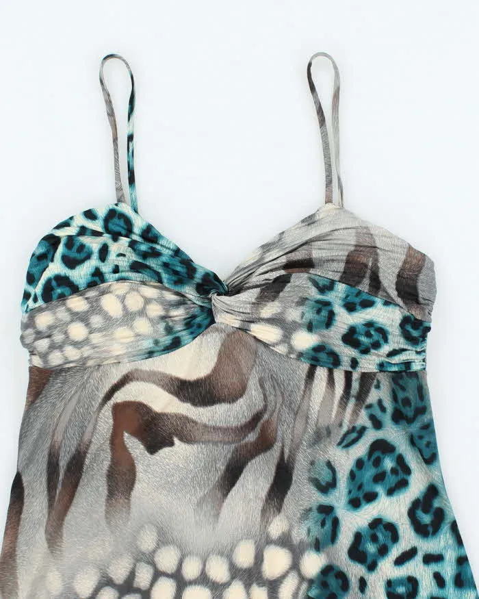 Vintage Y2k 00s Purple Rain Animal Print Dress - S sold by Rokit product image thumbnail 3