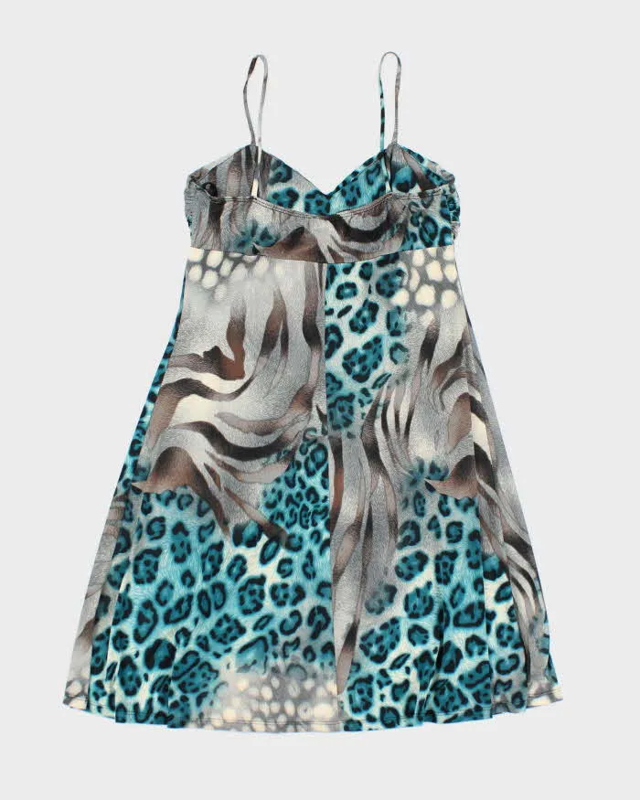 Vintage Y2k 00s Purple Rain Animal Print Dress - S sold by Rokit product image thumbnail 2