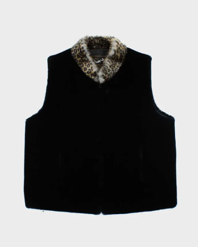 Vintage Y2k 00s Faux Fur Gilet - XL sold by Rokit