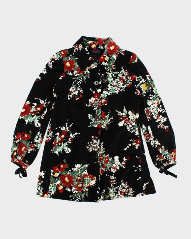 Vintage Kenzo Velvet Floral Jacket - M made by Kenzo