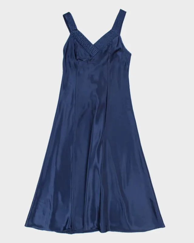 Vintage 90s Intimate Details Silky Slip Dress - S sold by Rokit