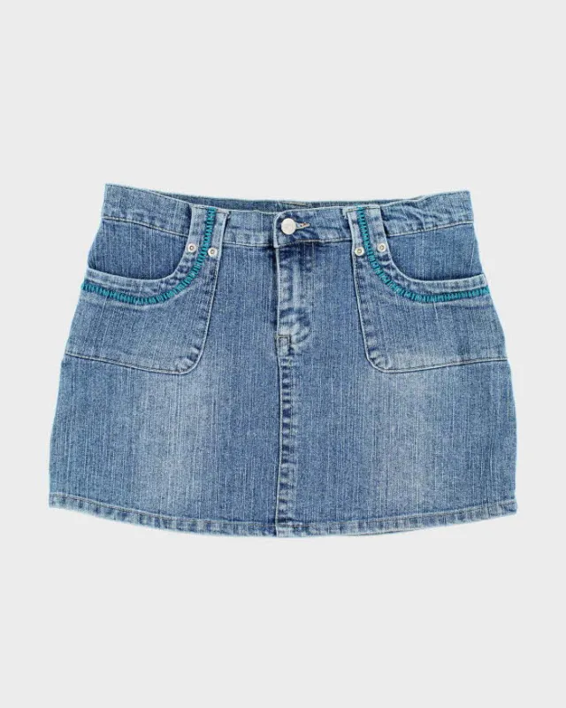 Vintage Y2k 00s 725 Originals Denim Mini Skirt - S sold by Rokit
