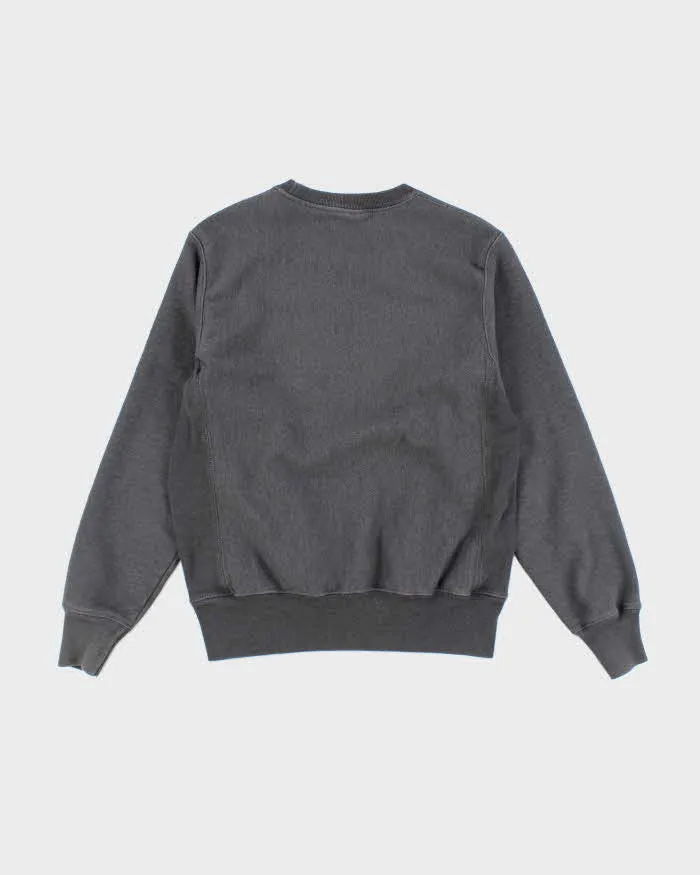 Vintage Champion Heavyweight Faded Grey Reverse Weave Sweatshirt - S sold by Rokit product image thumbnail 2