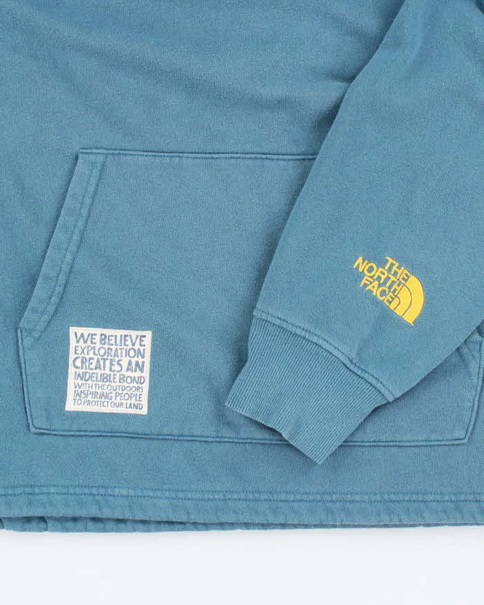 Vintage The North Face Embroidered Logo Oversized Hoodie - XL sold by Rokit product image thumbnail 4