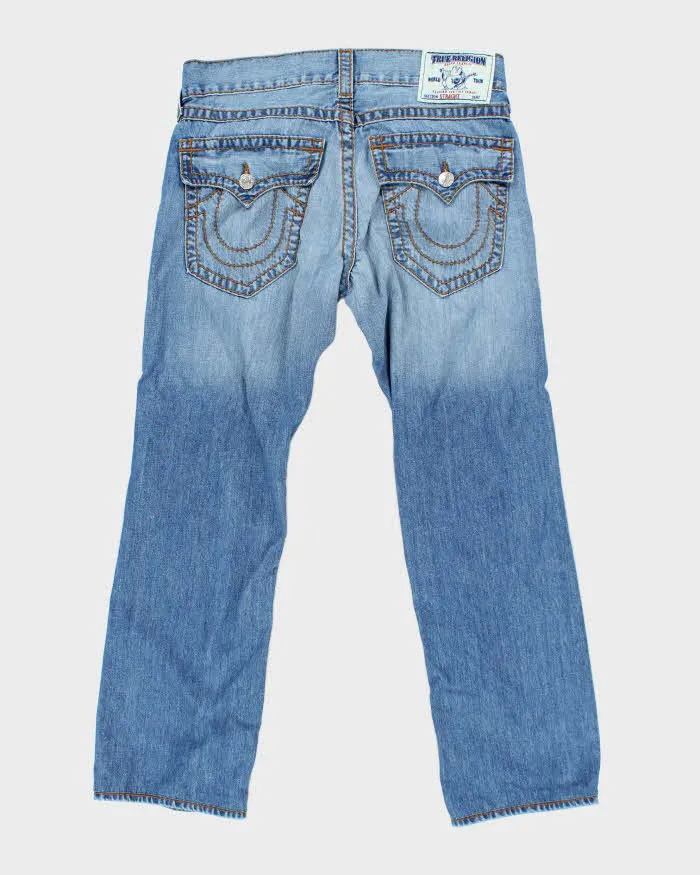 Vintage Y2K True Religion Straight Light Wash Jeans - W32 L28 sold by Rokit product image thumbnail 2