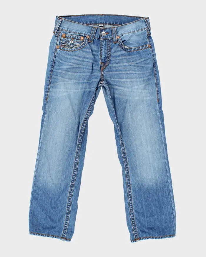 Vintage Y2K True Religion Straight Light Wash Jeans - W32 L28 sold by Rokit
