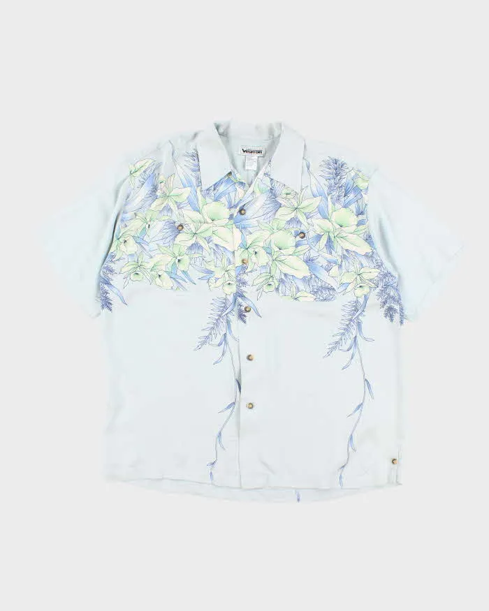 Vintage 90s Visitor Silk Hawaiian Shirt - L sold by Rokit