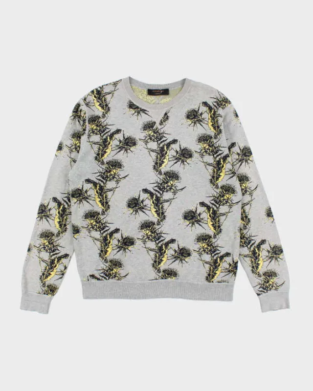 Vintage Ermenegildo Zegna Thistle Graphic Print Sweatshirt - M sold by Rokit