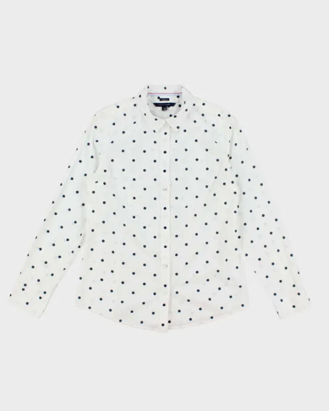 Vintage Tommy Hilfiger Polka Dot Blouse - S sold by Rokit