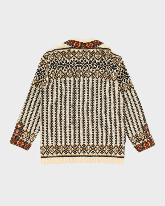 Vintage Nordstikk Icelandic Knit Clasp Chunky Cardigan - L sold by Rokit product image thumbnail 2