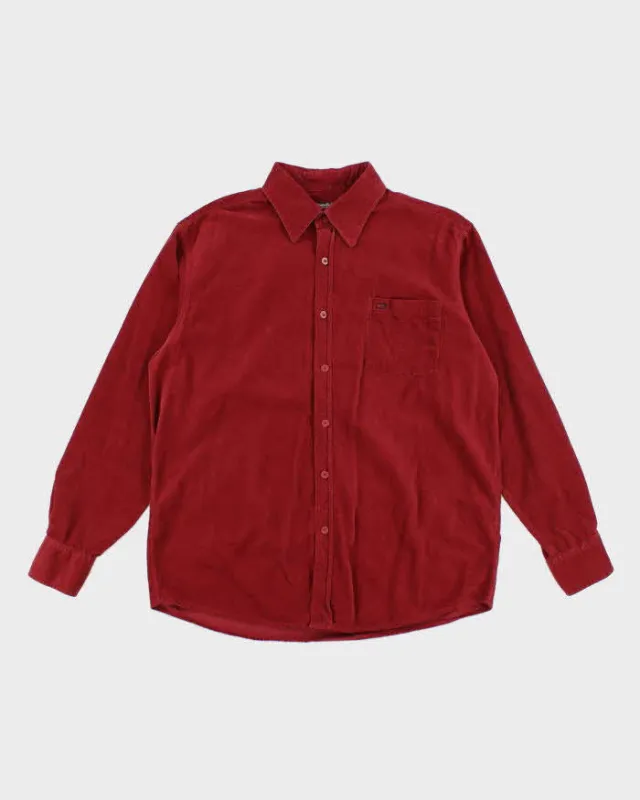 Vintage Y2K Point Zero Fine Corduroy Button Up Shirt - L sold by Rokit