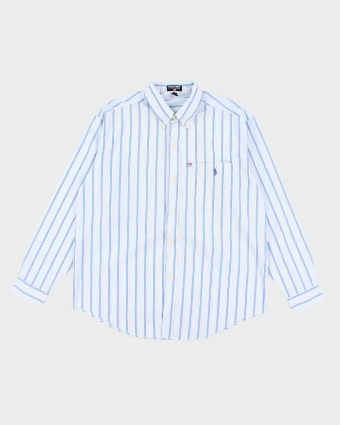 Vintage Polo Jeans Ralph Lauren Checked Oversized Long Sleeve Shirt - L sold by Rokit