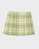Vintage Y2k 00s Gap Green Checked Pleated - S sold by Rokit