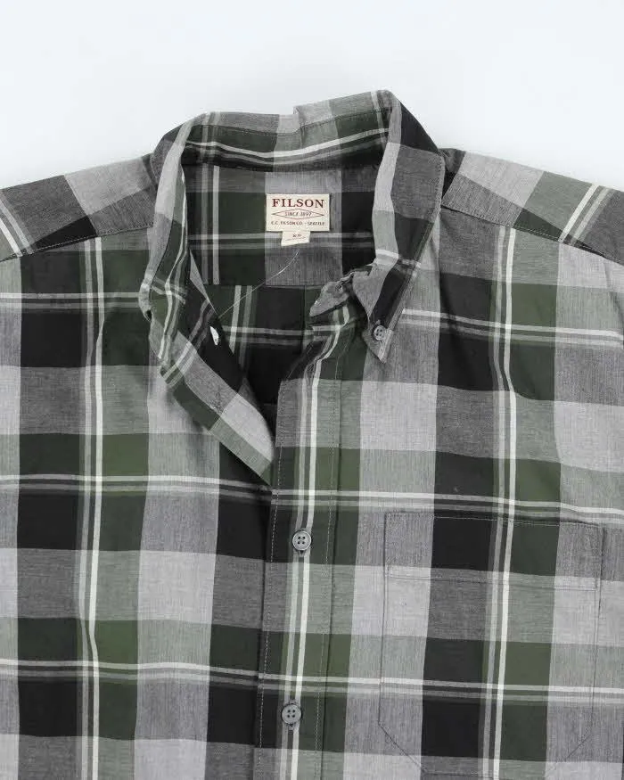 Filson Green Check Long Sleeve Shirt - XS sold by Rokit product image thumbnail 3
