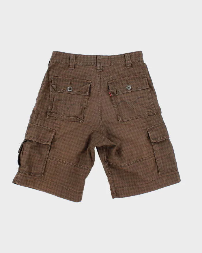 Vintage 2000's Levi's Wide Leg Patterned Cargo Shorts - W30 L11 sold by Rokit product image thumbnail 2