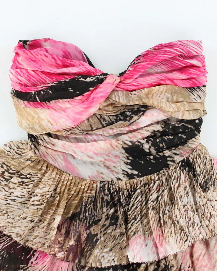 Vintage Y2k 00s Diane Von Furstenberg Silk Ruffle Mini Dress - S sold by Rokit product image thumbnail 3