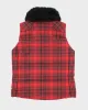Vintage 00s Ralph Lauren Checked Puffer Gilet - S sold by Rokit