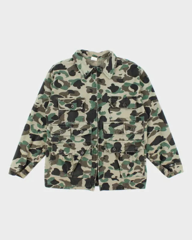 Vintage 90's Military Style Multi Pocket Harrington Jacket - L sold by Rokit