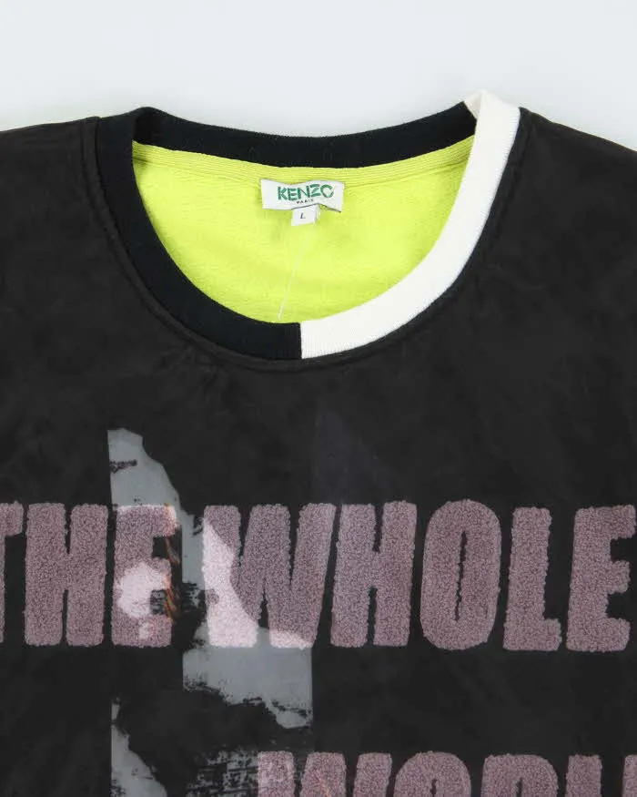 Vintage Kenzo Wild at Heart Graphic Print Sweatshirt - L sold by Rokit product image thumbnail 3