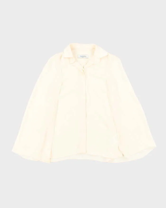 Valentino Silk Cape Blouse - M sold by Rokit