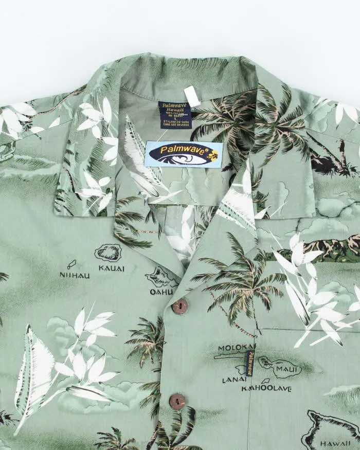 Vintage 2000's Palmwave Hawaii Print Hawaiian Shirt - L sold by Rokit product image thumbnail 3