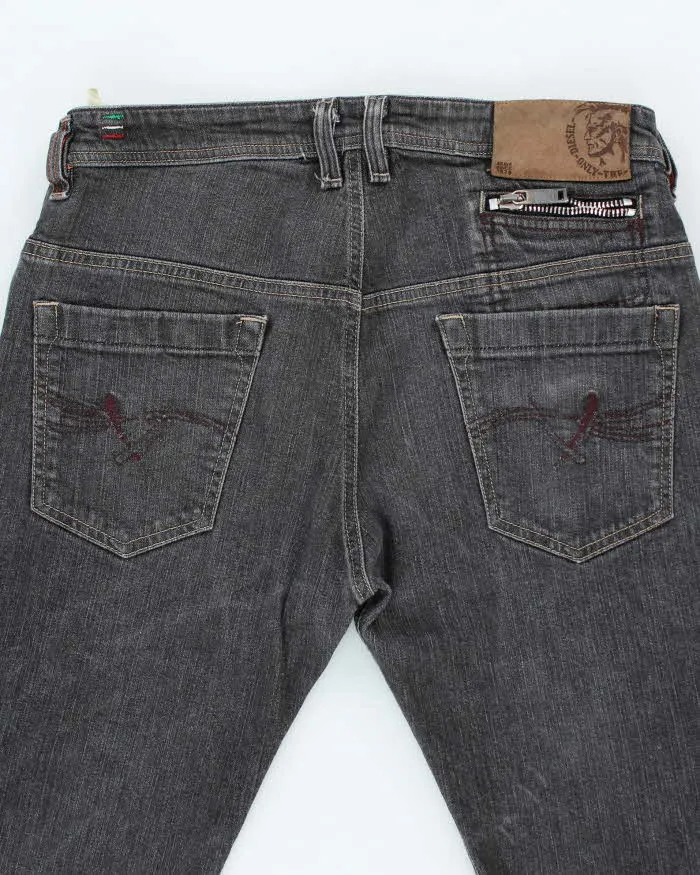 Vintage Y2k 00s Diesel Black Straight Legs Jeans - W34 L29 sold by Rokit product image thumbnail 4