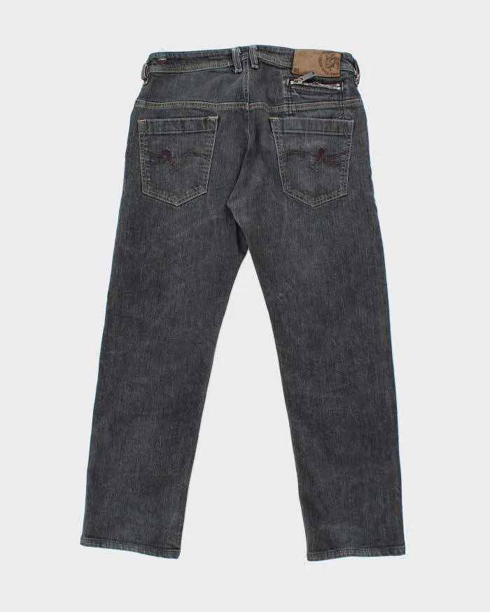 Vintage Y2k 00s Diesel Black Straight Legs Jeans - W34 L29 sold by Rokit product image thumbnail 2