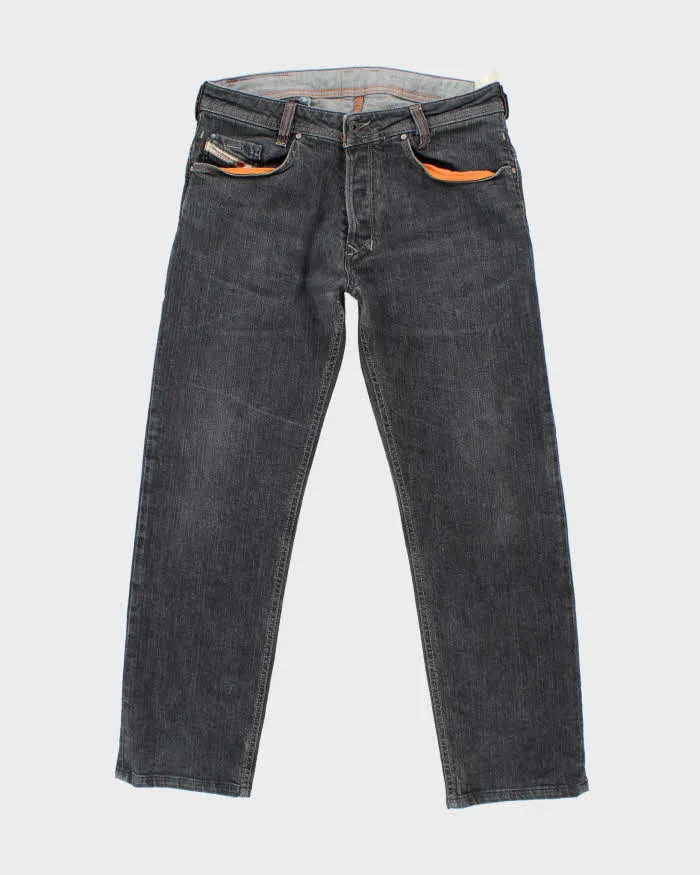 Vintage Y2k 00s Diesel Black Straight Legs Jeans - W34 L29 sold by Rokit