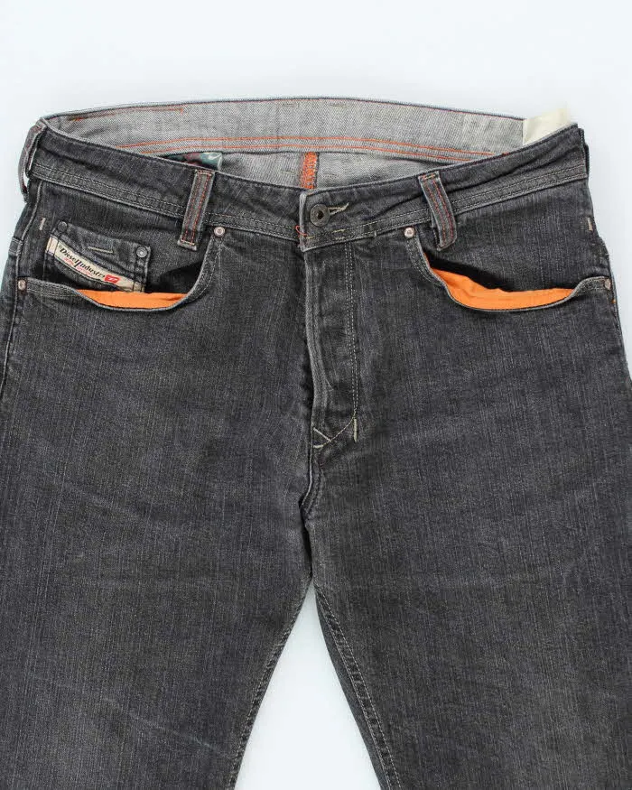 Vintage Y2k 00s Diesel Black Straight Legs Jeans - W34 L29 sold by Rokit product image thumbnail 3