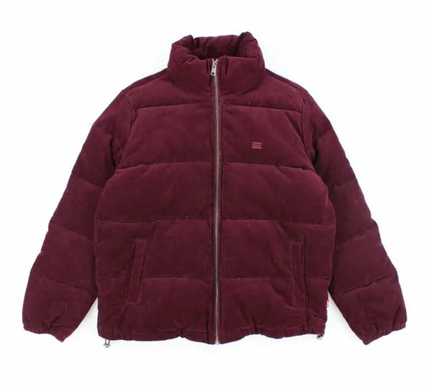 Vintage 00s Levi's Puffer Corduroy Jacket - M sold by Rokit