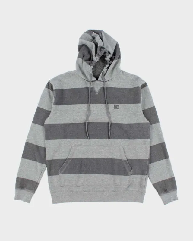 Vintage Y2k 00s DC Shoe Co Striped Hoodie - L sold by Rokit