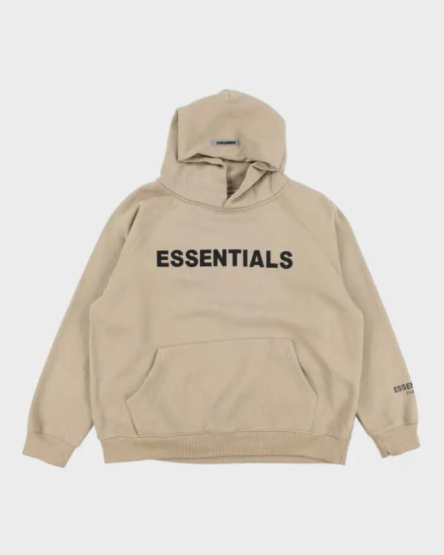 Vintage Essentials Spell Out Oversized Hoodie - L sold by Rokit