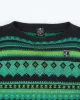 Vintage Nordyk by Ren Dale Patterned Wool Chunky Knit Jumper - M sold by Rokit