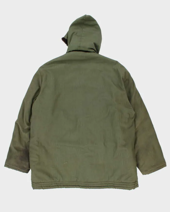 Vintage 70's Heavyweight Quilted Military Style Parka Jacket - L sold by Rokit product image thumbnail 2