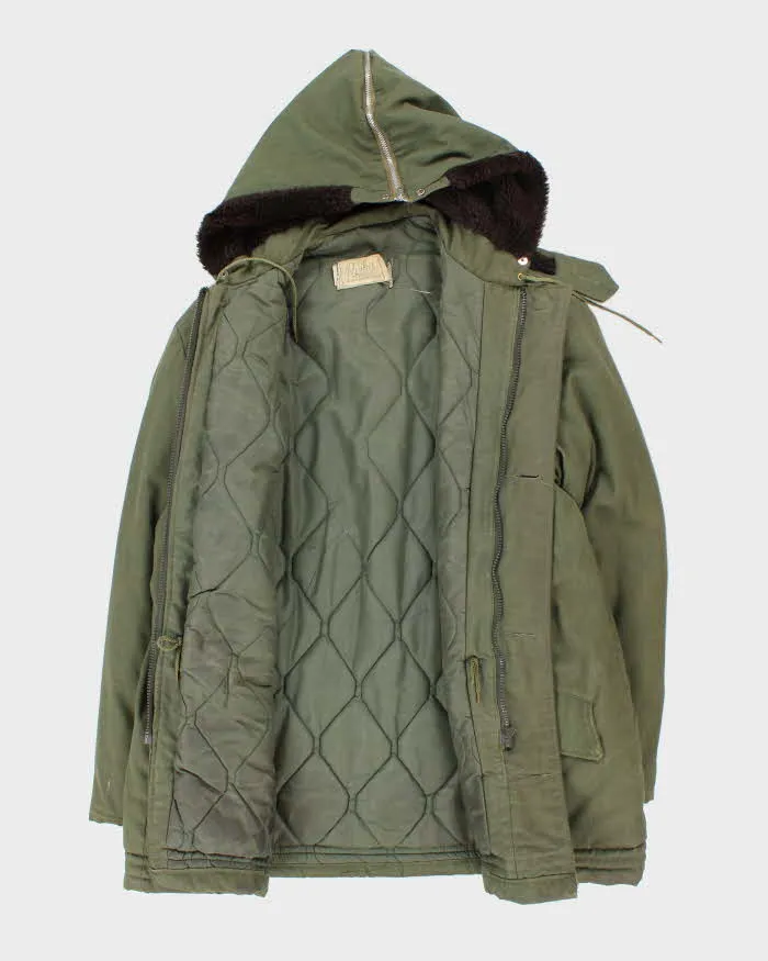 Vintage 70's Heavyweight Quilted Military Style Parka Jacket - L sold by Rokit product image thumbnail 5