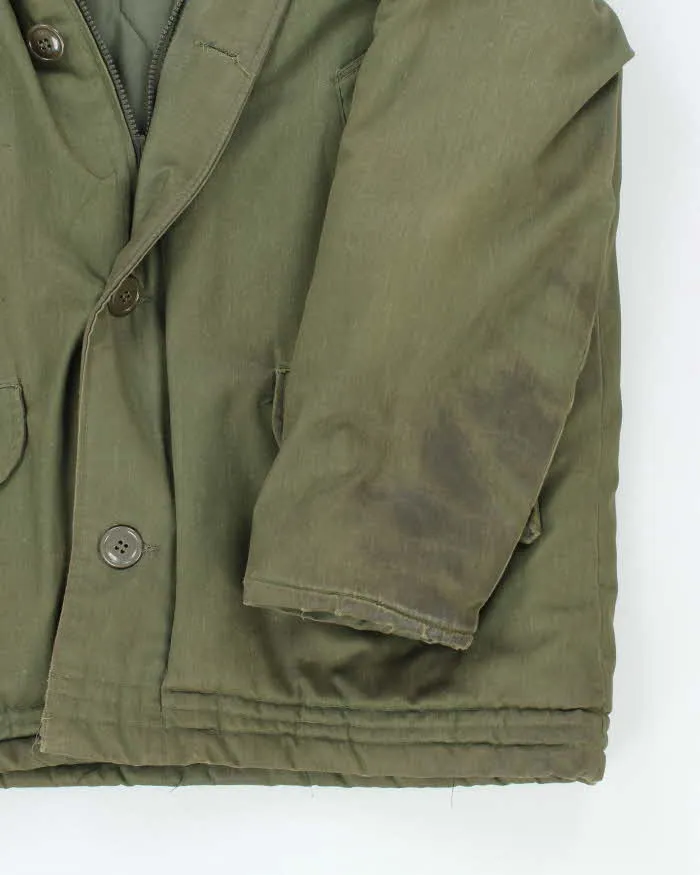 Vintage 70's Heavyweight Quilted Military Style Parka Jacket - L sold by Rokit product image thumbnail 4