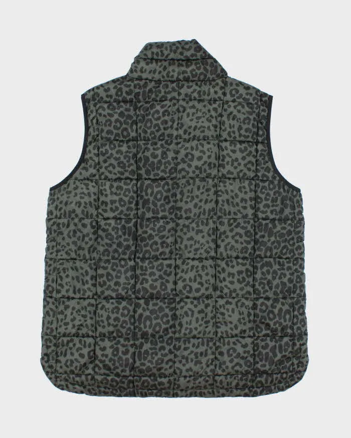 Vintage Y2k 00s Gap Leopard Print Puffer Gilet - XL sold by Rokit product image thumbnail 2