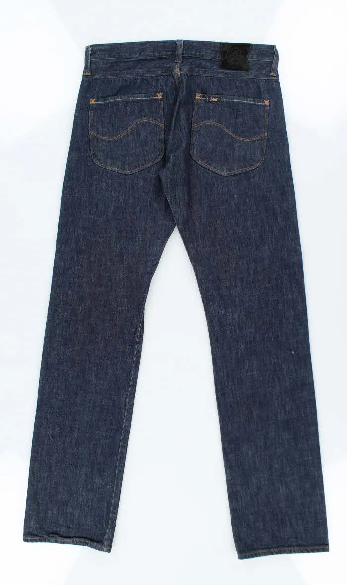 Vintage 90's Lee Dark Wash Raw Denim Jeans - W32 L33 sold by Rokit product image thumbnail 2