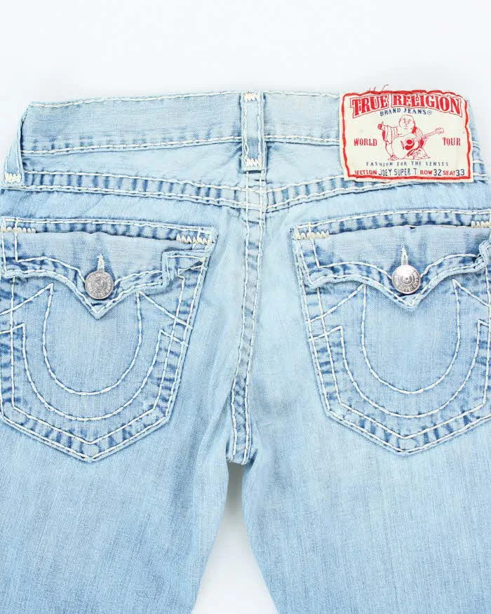 Vintage Y2K True Religion Bootcut Light Wash Jeans - W32 L28 sold by Rokit product image thumbnail 4