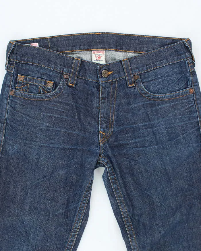 Vintage Y2K True Religion Dark Wash Baggy Jeans - W38 L35 sold by Rokit product image thumbnail 3