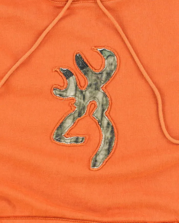 Vintage Y2k 00s Browning Orange Hoodie - L sold by Rokit product image thumbnail 4