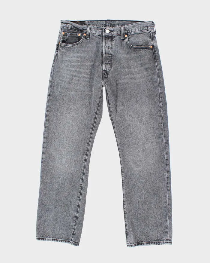 Vintage 90's Levi's 501 Medium Grey Wash Denim Jeans - W32 L27 sold by Rokit