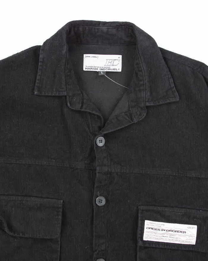 Vintage Harsh and Cruel Cropped Button Up Corduroy Shirt - L sold by Rokit product image thumbnail 3