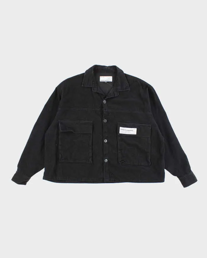 Vintage Harsh and Cruel Cropped Button Up Corduroy Shirt - L sold by Rokit
